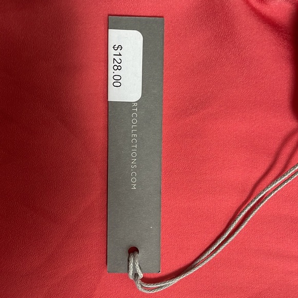 Tart Collection silk like pink blouse. NWT - Picture 4 of 8